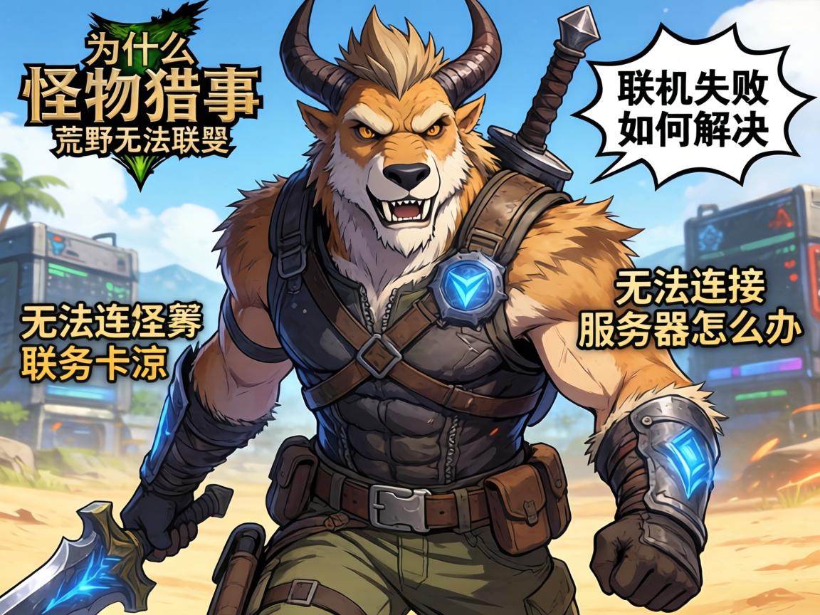 为什么怪物猎人荒野无法联机,联机失败如何解决,无法连接服务器怎么办,联机卡顿原因 为什么怪物猎人荒野无法联机,联机失败如何解决,无法连接服务器怎么办,联机卡顿原因