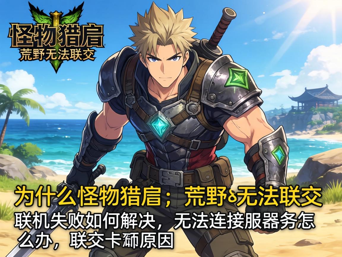 为什么怪物猎人荒野无法联机,联机失败如何解决,无法连接服务器怎么办,联机卡顿原因 为什么怪物猎人荒野无法联机,联机失败如何解决,无法连接服务器怎么办,联机卡顿原因