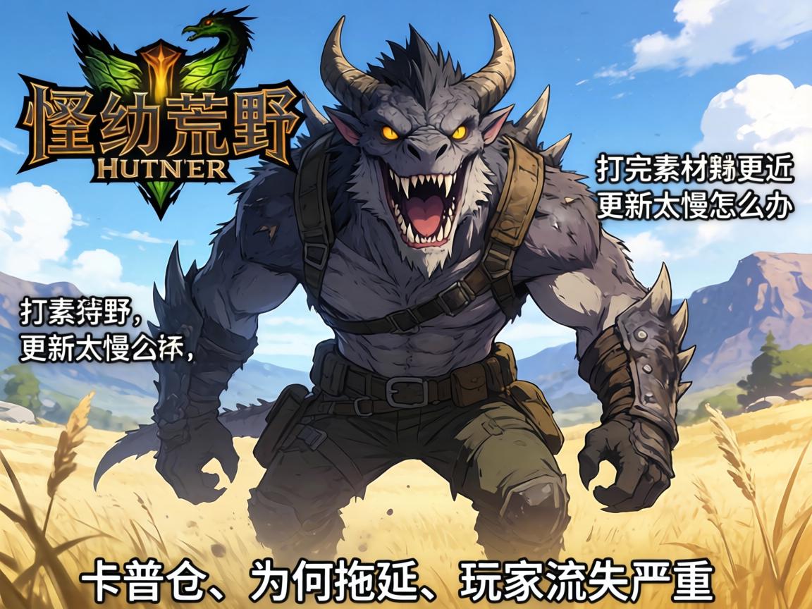 怪物猎人荒野打完素材不更近,更新太慢怎么办,卡普空为何拖延,玩家流失严重吗 怪物猎人荒野打完素材不更近,更新太慢怎么办,卡普空为何拖延,玩家流失严重吗