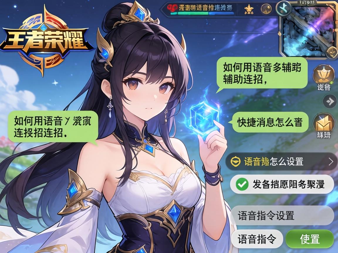 王者荣耀语音连招技巧,如何用语音辅助连招,快捷消息怎么设置,语音指令如何使用? 王者荣耀语音连招技巧,如何用语音辅助连招,快捷消息怎么设置,语音指令如何使用?