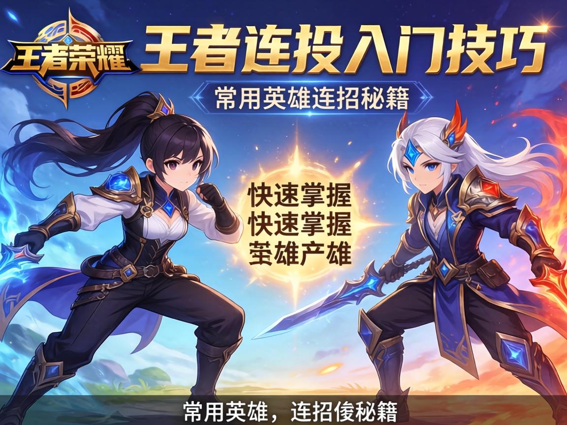 王者荣耀连招入门技巧,如何快速掌握,常用英雄连招秘籍有哪些 王者荣耀连招入门技巧,如何快速掌握,常用英雄连招秘籍有哪些