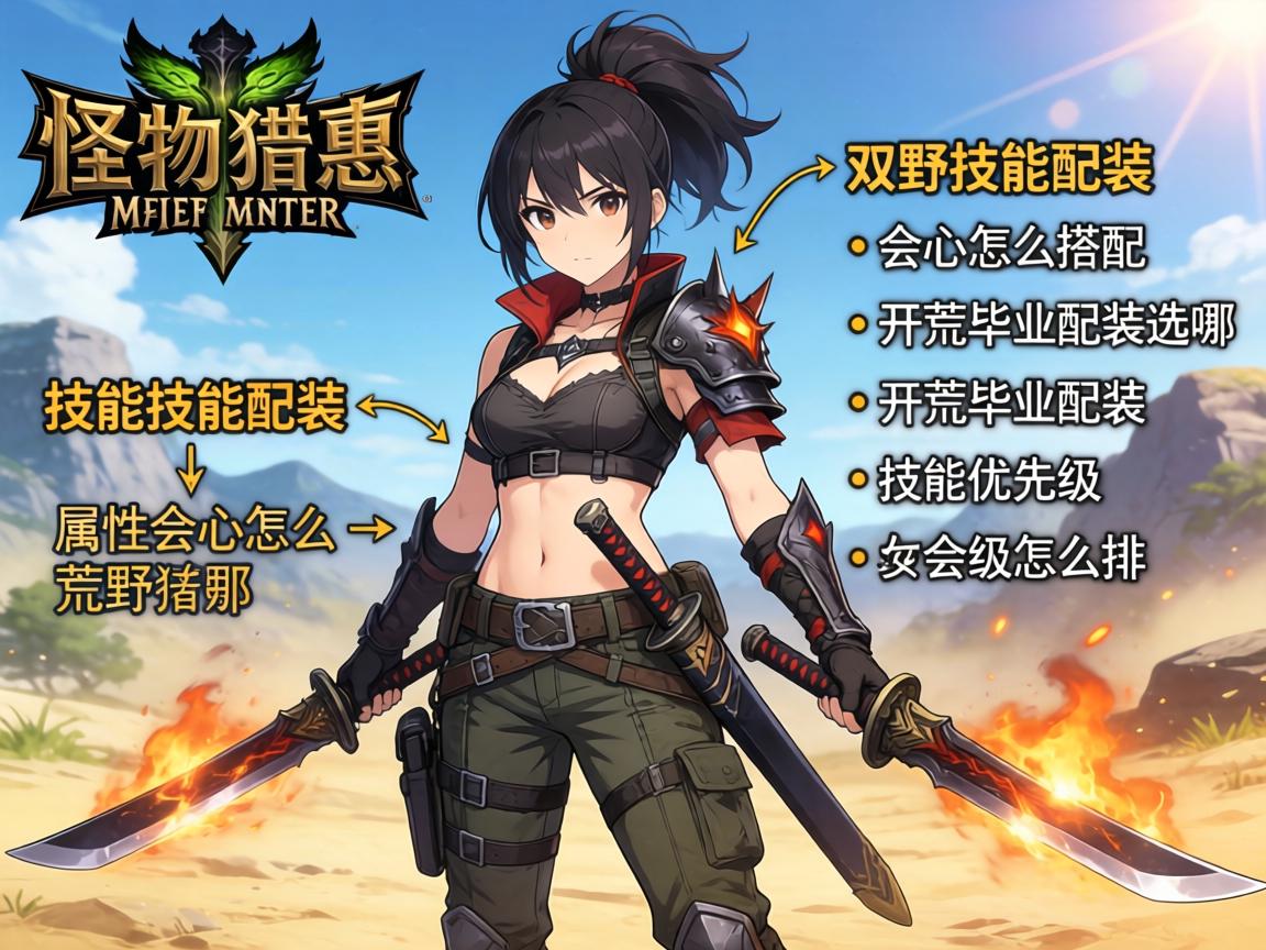 怪物猎人荒野双刀技能配装,属性会心怎么搭配,开荒毕业配装选哪个,技能优先级怎么排 怪物猎人荒野双刀技能配装,属性会心怎么搭配,开荒毕业配装选哪个,技能优先级怎么排