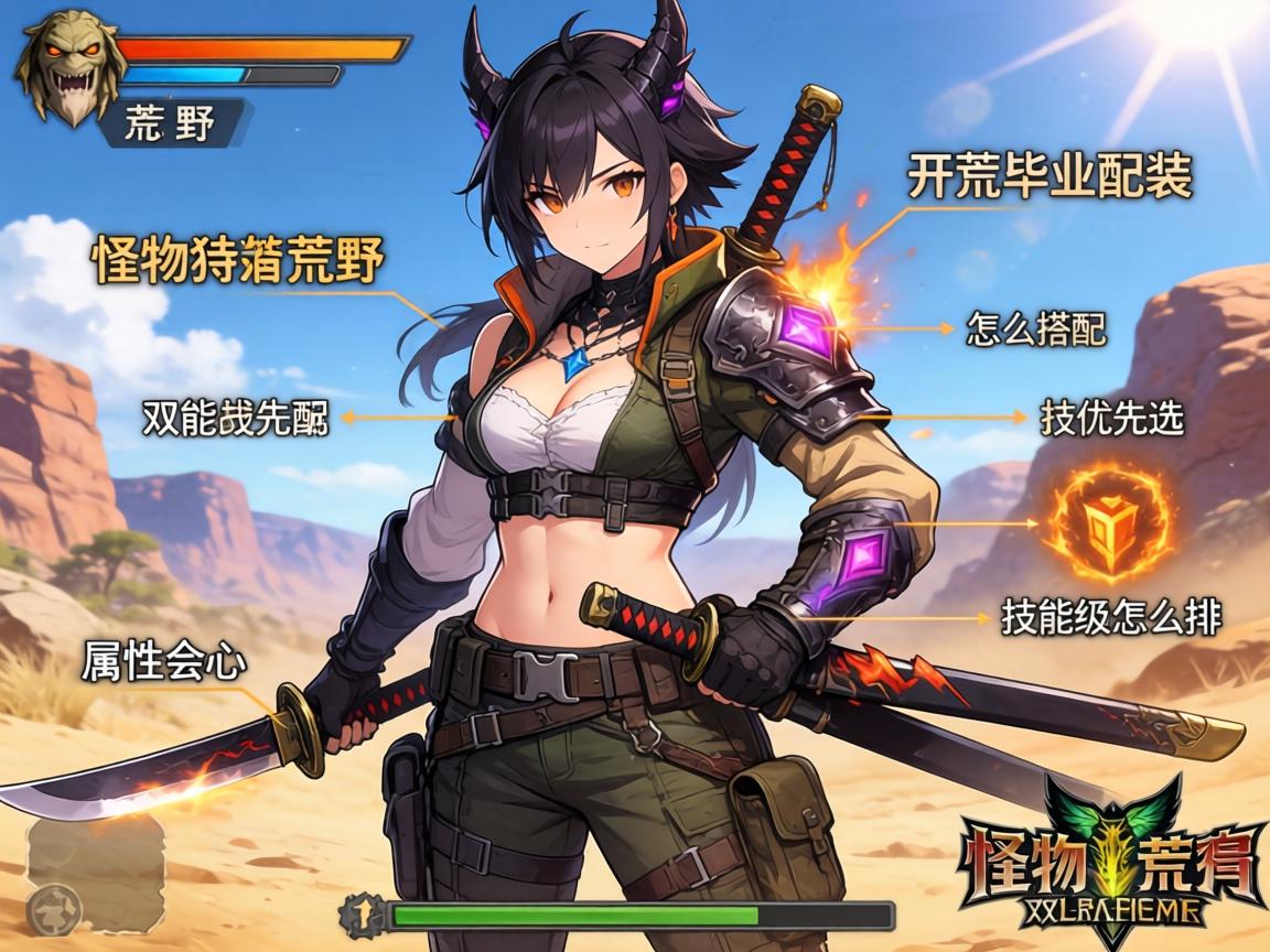 怪物猎人荒野双刀技能配装,属性会心怎么搭配,开荒毕业配装选哪个,技能优先级怎么排 怪物猎人荒野双刀技能配装,属性会心怎么搭配,开荒毕业配装选哪个,技能优先级怎么排