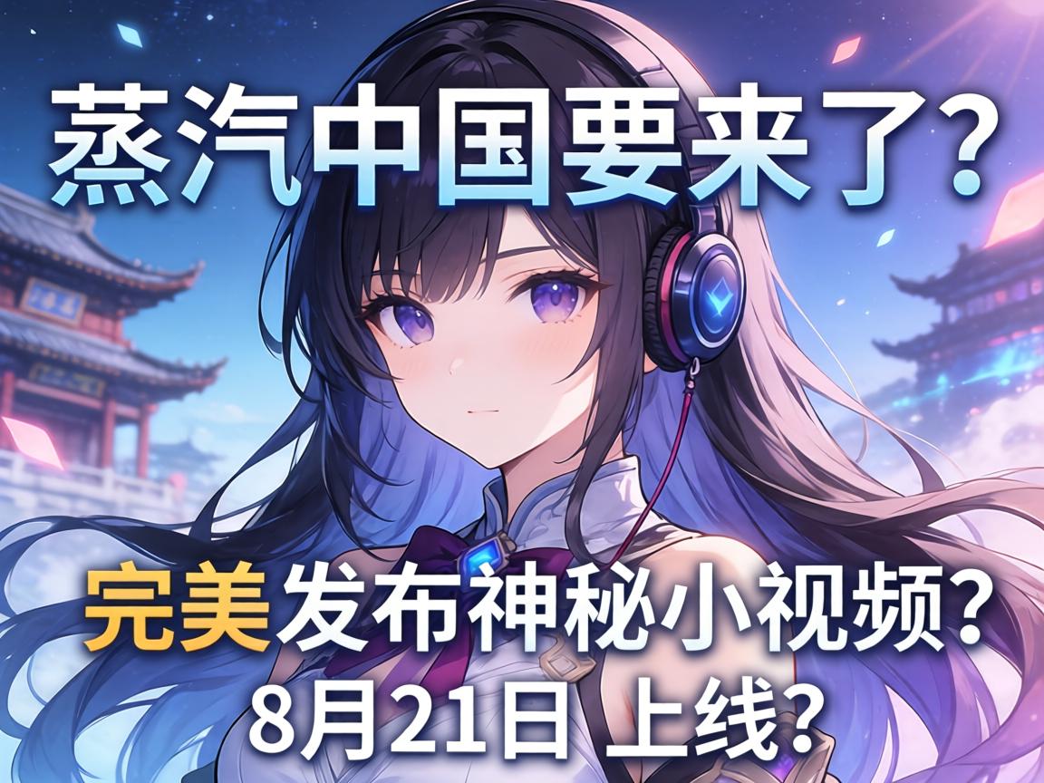 steam中国要来了?完美发布神秘小视频,暗示8月21日上线? steam中国要来了?完美发布神秘小视频,暗示8月21日上线?
