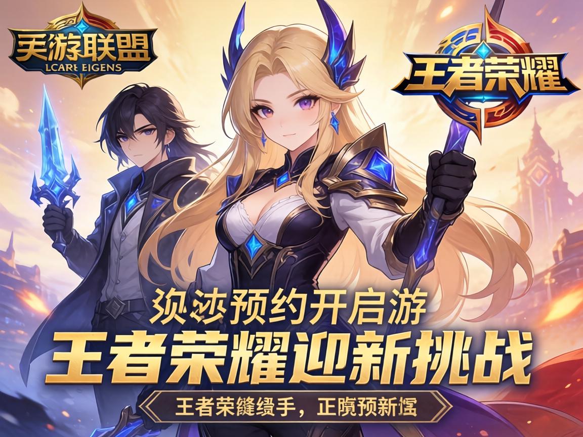 英雄联盟手游预约开启 王者荣耀迎新挑战 英雄联盟手游预约开启 王者荣耀迎新挑战