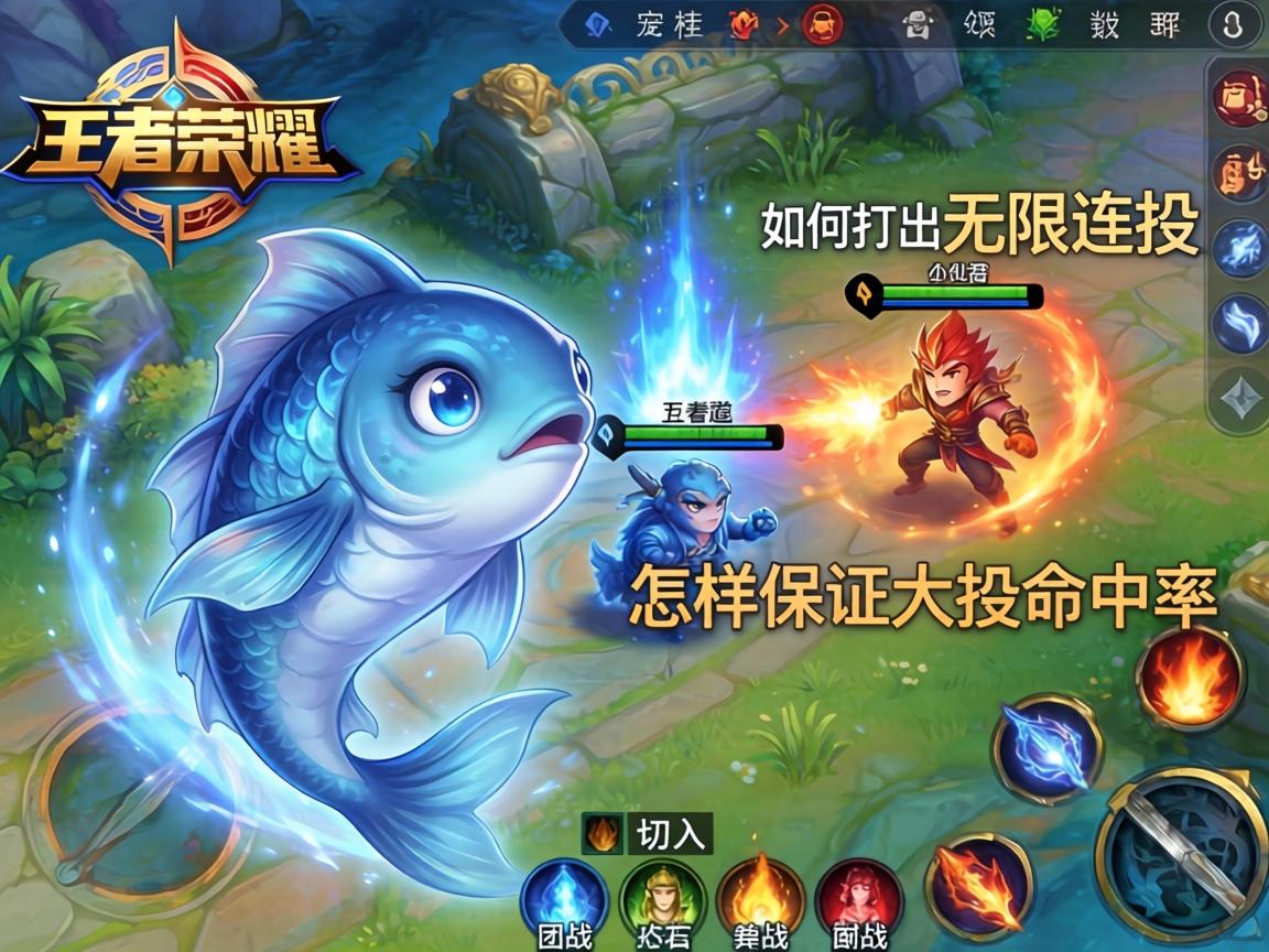 王者荣耀小鱼人连招技巧,如何打出无限连招,怎样保证大招命中率,团战如何切入 王者荣耀小鱼人连招技巧,如何打出无限连招,怎样保证大招命中率,团战如何切入