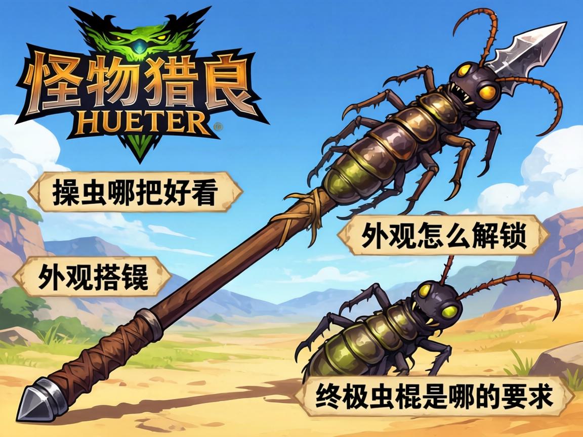 怪物猎人荒野武器外观虫棍,操虫棍哪把好看,外观怎么解锁,终极虫棍是哪把 怪物猎人荒野武器外观虫棍,操虫棍哪把好看,外观怎么解锁,终极虫棍是哪把