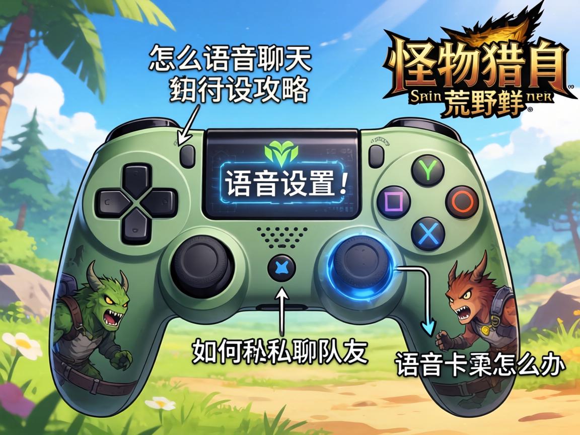 怪物猎人荒野手柄语音设置攻略,怎么语音聊天,如何私聊队友,语音卡顿怎么办 怪物猎人荒野手柄语音设置攻略,怎么语音聊天,如何私聊队友,语音卡顿怎么办