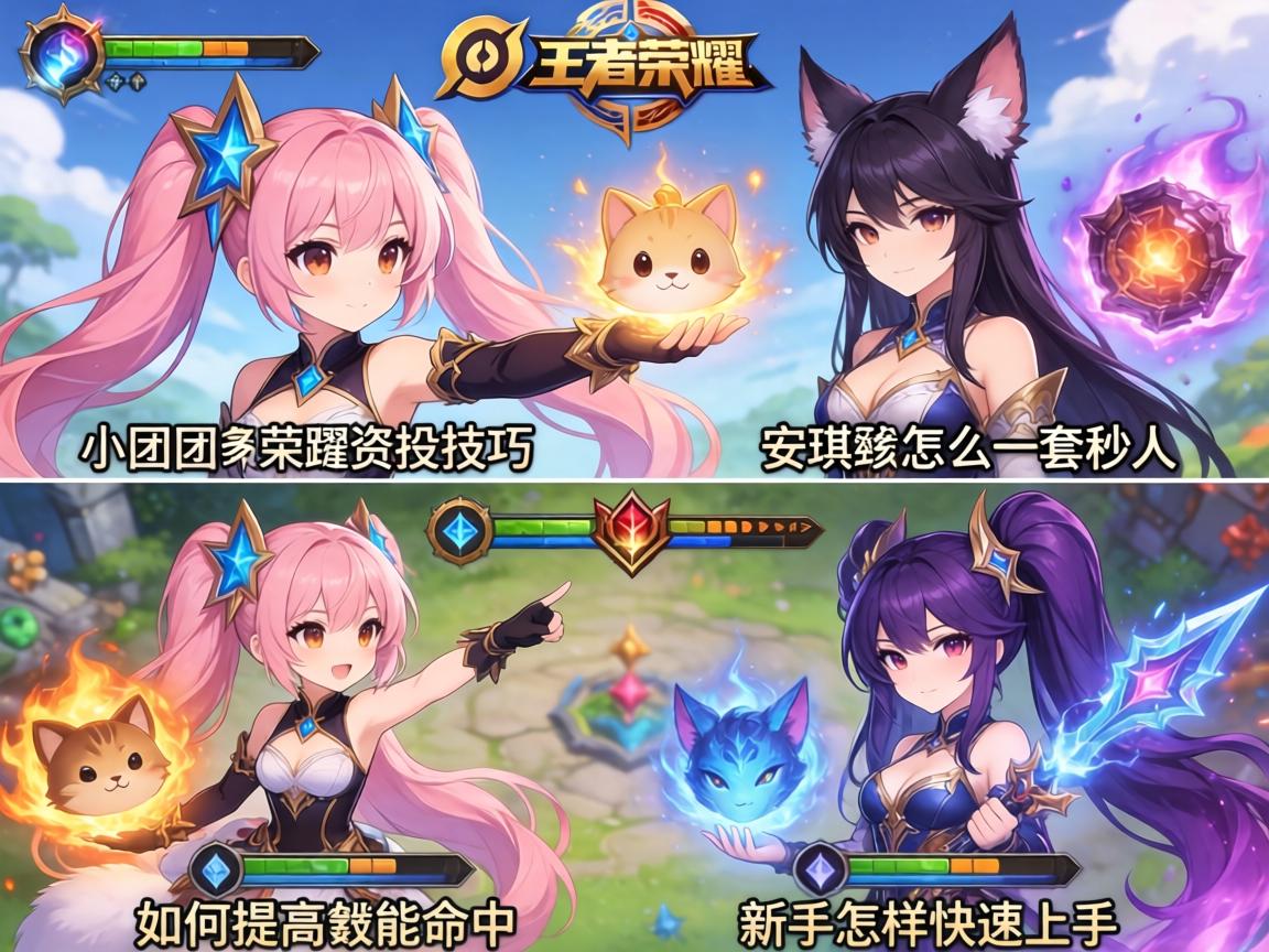 小团团王者荣耀连招技巧,安琪拉怎么一套秒人,妲己如何提高技能命中,新手怎样快速上手 小团团王者荣耀连招技巧,安琪拉怎么一套秒人,妲己如何提高技能命中,新手怎样快速上手