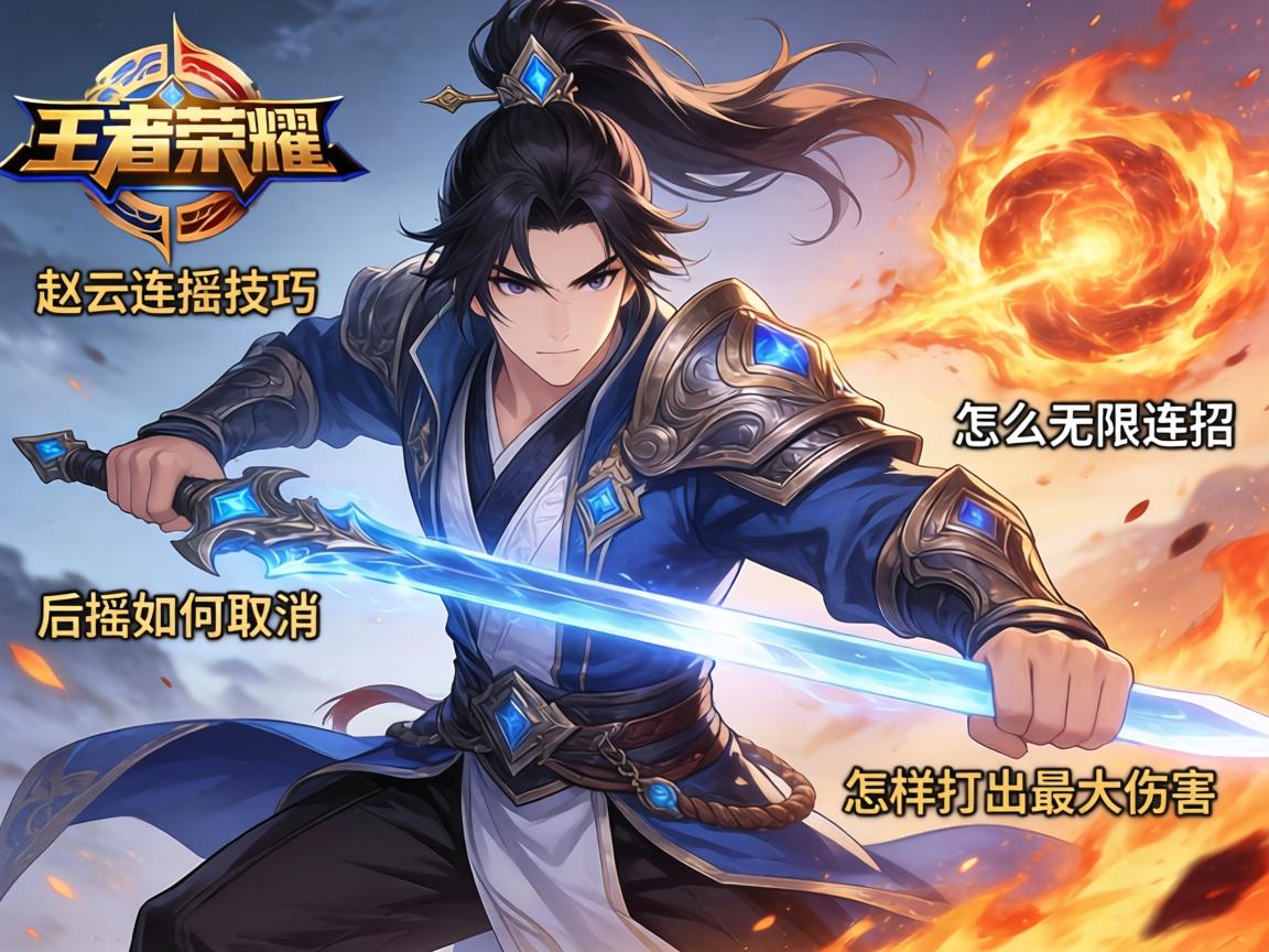 王者荣耀赵云连招技巧,怎么无限连招,技能后摇如何取消,怎样打出最大伤害 王者荣耀赵云连招技巧,怎么无限连招,技能后摇如何取消,怎样打出最大伤害