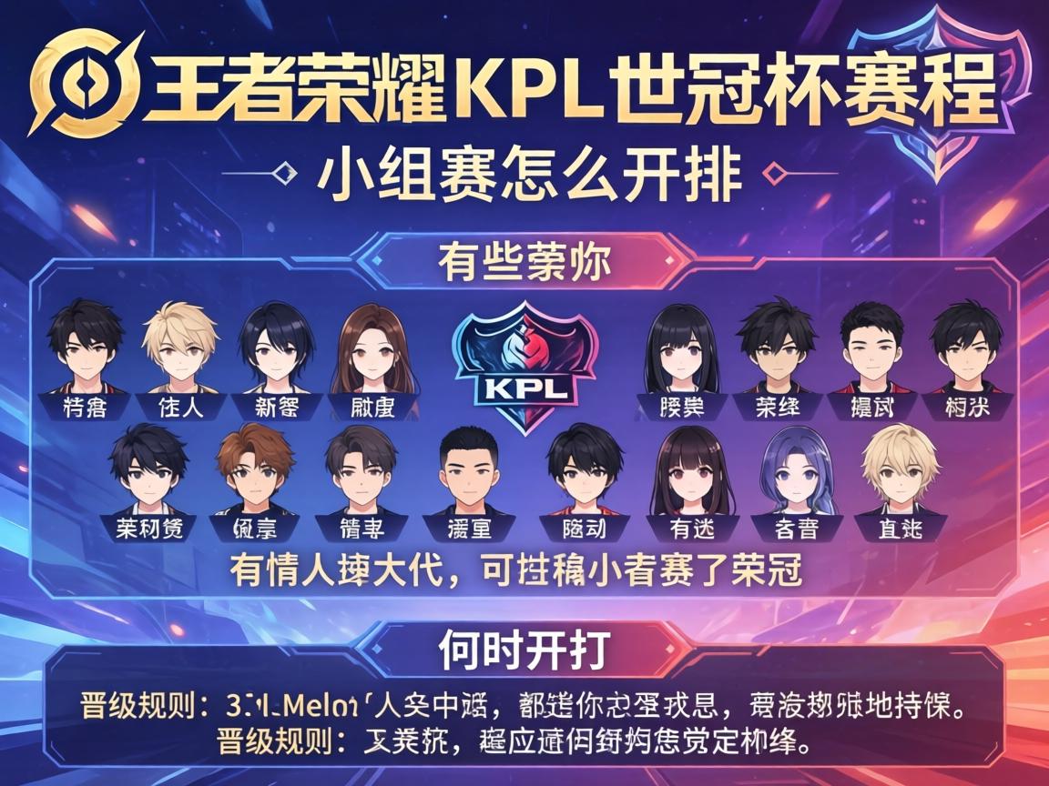 王者荣耀kpl世冠杯赛程小组赛怎么安排,有哪些战队,何时开打,晋级规则是怎样的 王者荣耀kpl世冠杯赛程小组赛怎么安排,有哪些战队,何时开打,晋级规则是怎样的