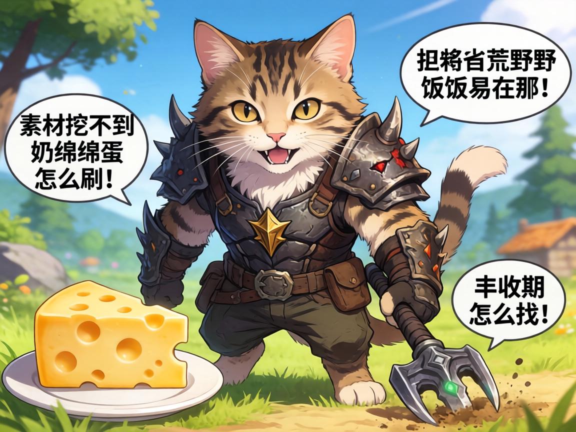 怪物猎人荒野猫饭素材挖不到,奶酪绵绵蛋怎么刷,以物易物在哪,丰收期怎么找 怪物猎人荒野猫饭素材挖不到,奶酪绵绵蛋怎么刷,以物易物在哪,丰收期怎么找