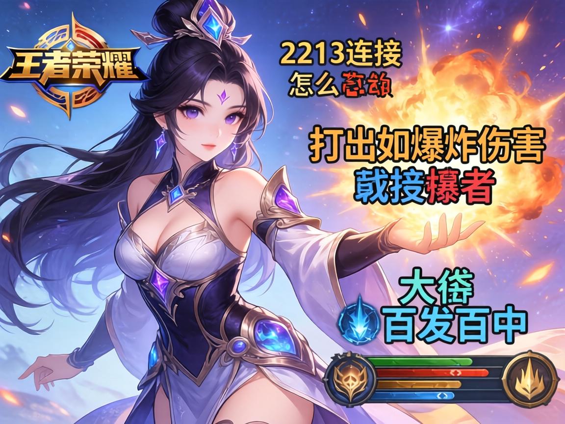 王者荣耀女娲技能连招技巧,如何打出爆炸伤害,2213连招怎么用,大招如何百发百中 王者荣耀女娲技能连招技巧,如何打出爆炸伤害,2213连招怎么用,大招如何百发百中