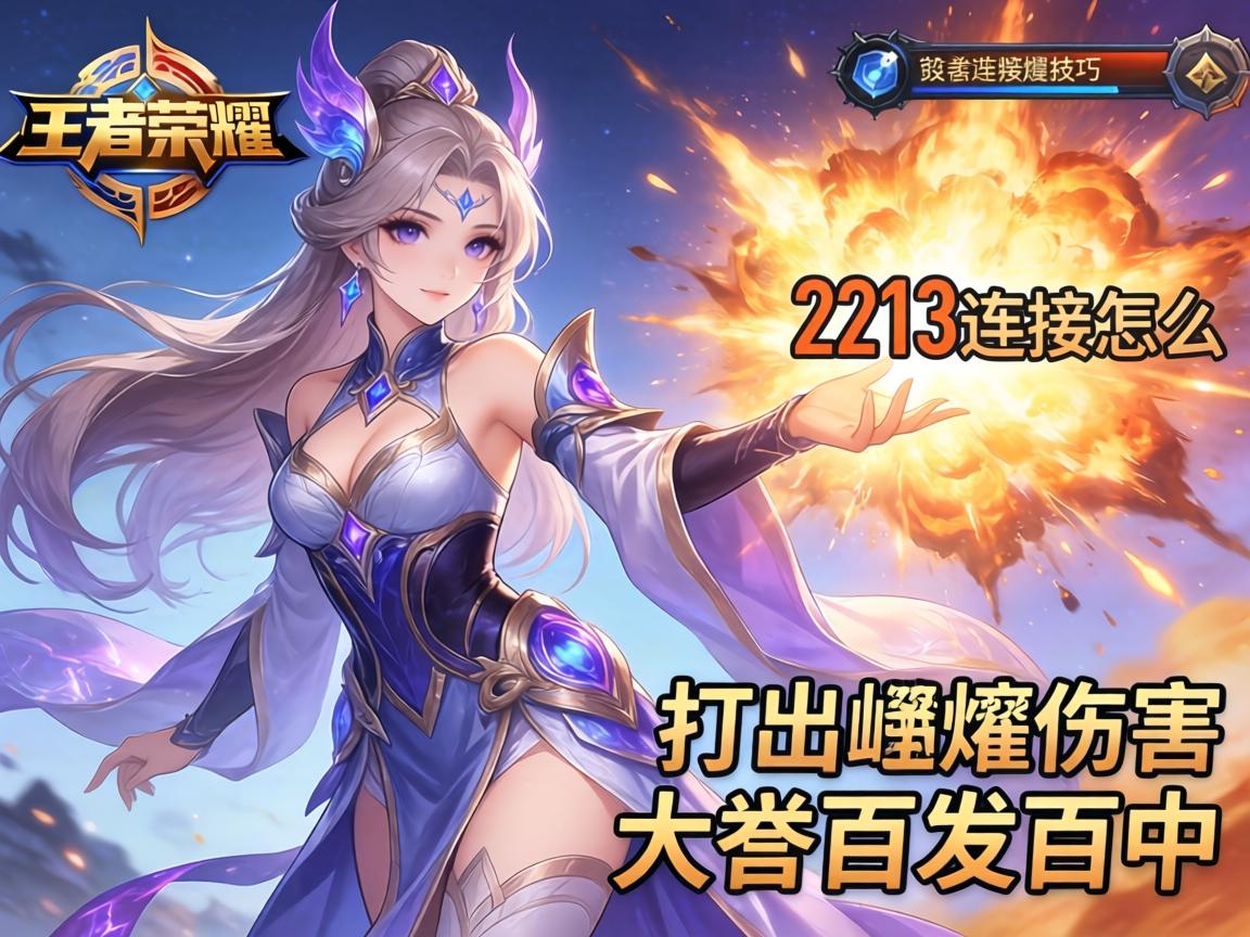 王者荣耀女娲技能连招技巧,如何打出爆炸伤害,2213连招怎么用,大招如何百发百中 王者荣耀女娲技能连招技巧,如何打出爆炸伤害,2213连招怎么用,大招如何百发百中