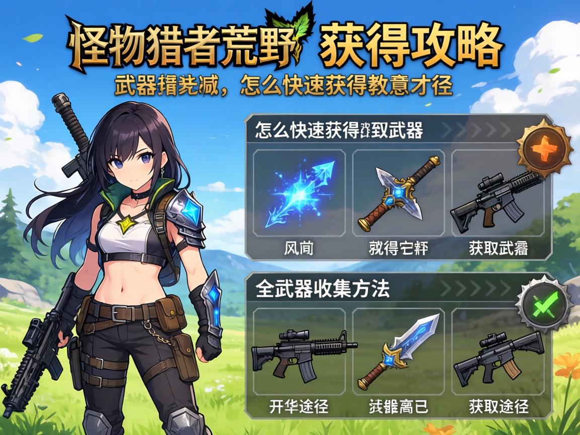 怪物猎人荒野武器获得攻略,怎么快速获得武器,武器获取途径有哪些,全武器收集方法 怪物猎人荒野武器获得攻略,怎么快速获得武器,武器获取途径有哪些,全武器收集方法