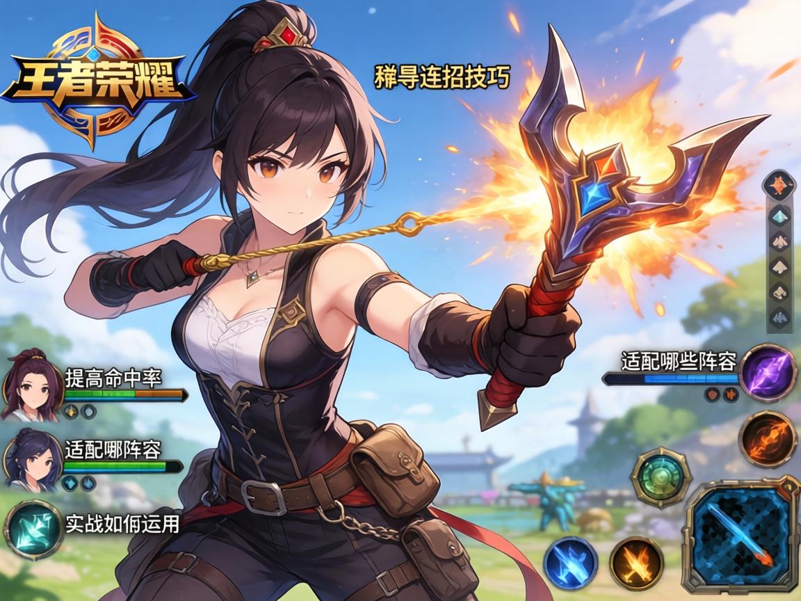 王者荣耀弹弓连招技巧,如何提高命中率,适配哪些阵容,实战如何运用 王者荣耀弹弓连招技巧,如何提高命中率,适配哪些阵容,实战如何运用