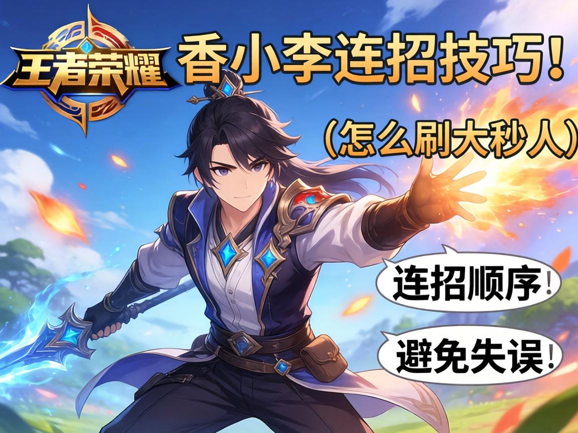王者荣耀小李连招技巧,怎么刷大秒人,连招顺序是什么,如何避免失误 王者荣耀小李连招技巧,怎么刷大秒人,连招顺序是什么,如何避免失误