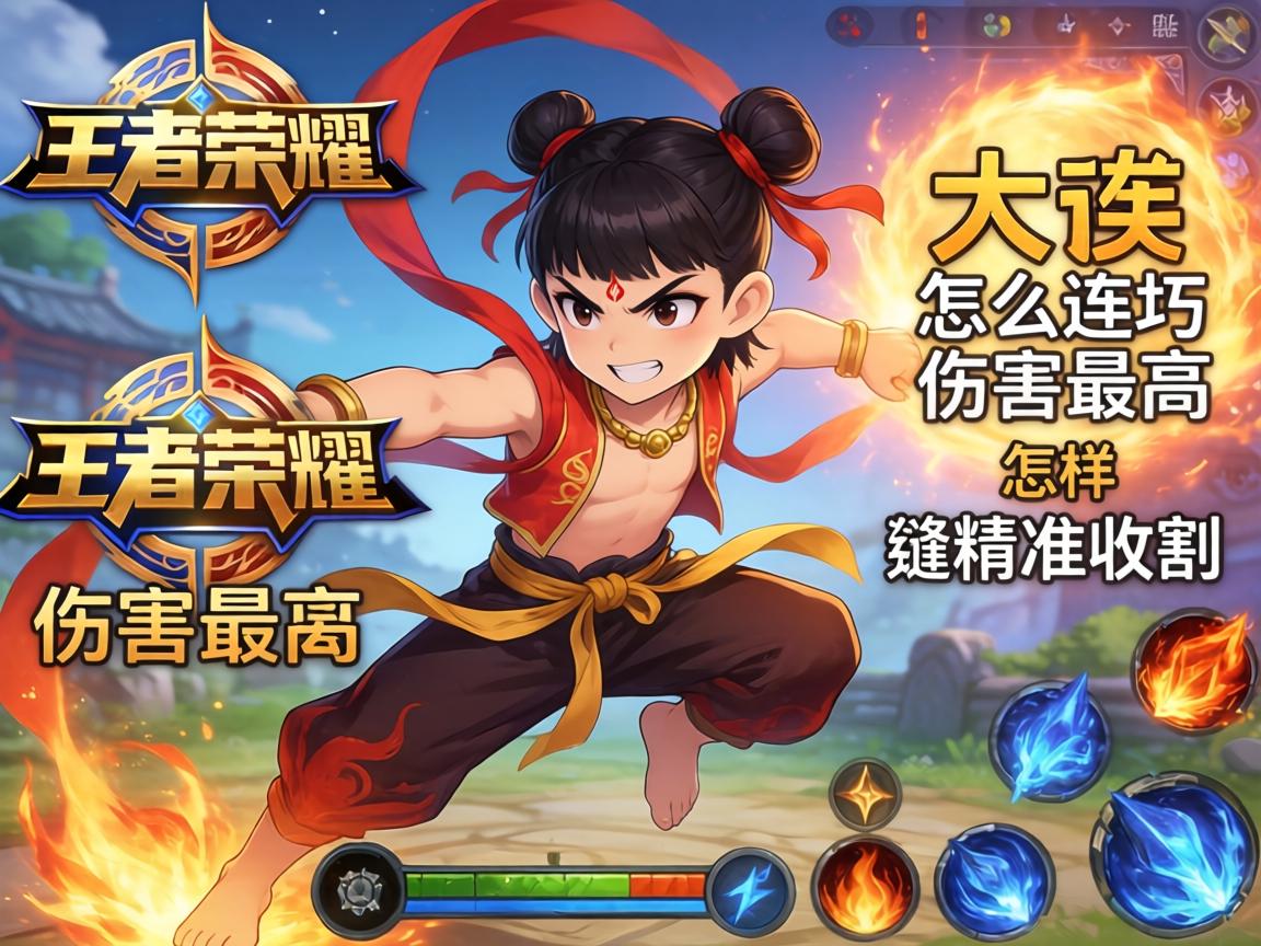 哪吒王者荣耀连招技巧,怎么连招伤害最高,大招如何精准收割,技能怎样无缝衔接 哪吒王者荣耀连招技巧,怎么连招伤害最高,大招如何精准收割,技能怎样无缝衔接
