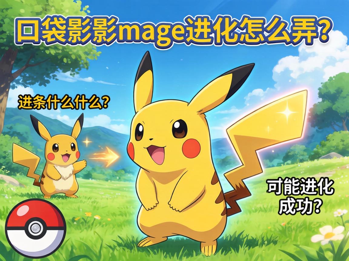 口袋妖怪mage进化怎么弄?需要什么条件才能进化成功? 口袋妖怪mage进化怎么弄?需要什么条件才能进化成功?
