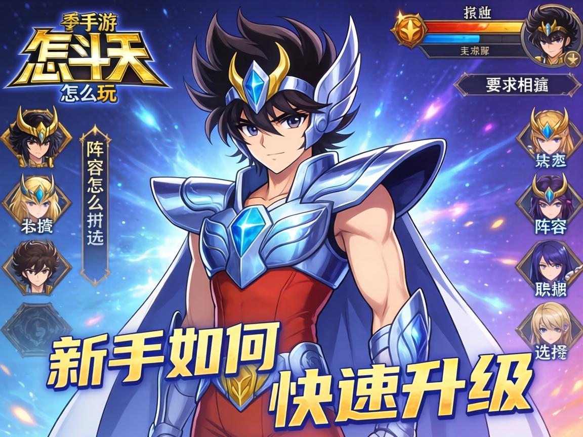 圣斗士手游怎么玩,新手如何快速升级,阵容怎么搭配,职业如何选择 圣斗士手游怎么玩,新手如何快速升级,阵容怎么搭配,职业如何选择