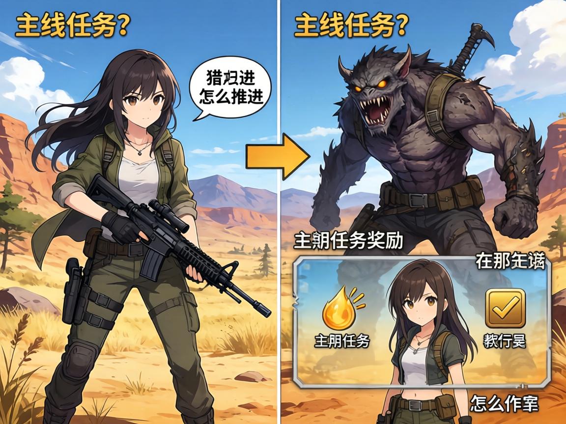 荒野怪物猎人任务攻略,主线任务怎么推进,支线任务奖励在哪,动态环境怎么利用 荒野怪物猎人任务攻略,主线任务怎么推进,支线任务奖励在哪,动态环境怎么利用