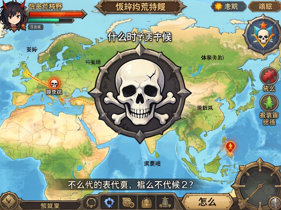 怪物猎人荒野地图上的骷髅标志,骷髅标志什么时候出现,代表什么意思,怎么触发 怪物猎人荒野地图上的骷髅标志,骷髅标志什么时候出现,代表什么意思,怎么触发