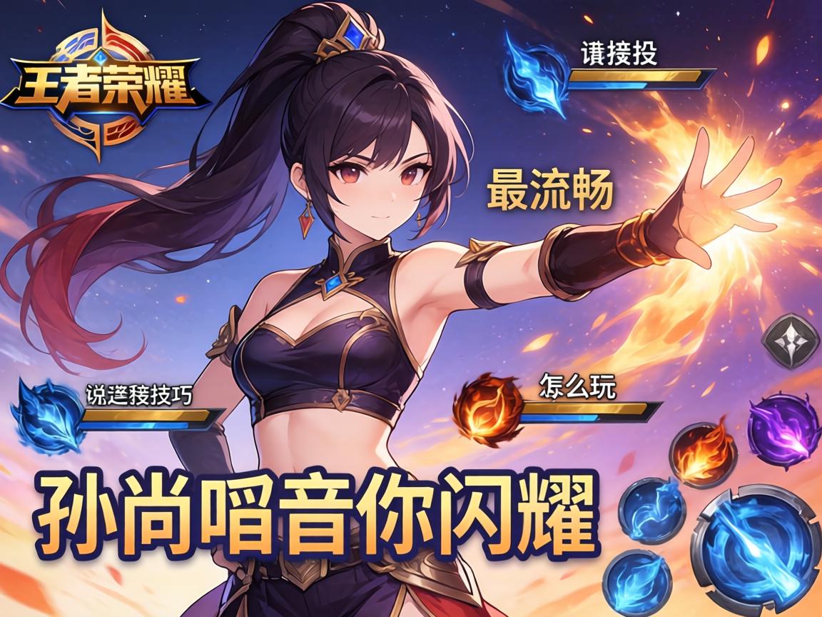 王者荣耀说唱连招技巧,孙尚香音你闪耀怎么玩,技能如何释放最流畅 王者荣耀说唱连招技巧,孙尚香音你闪耀怎么玩,技能如何释放最流畅