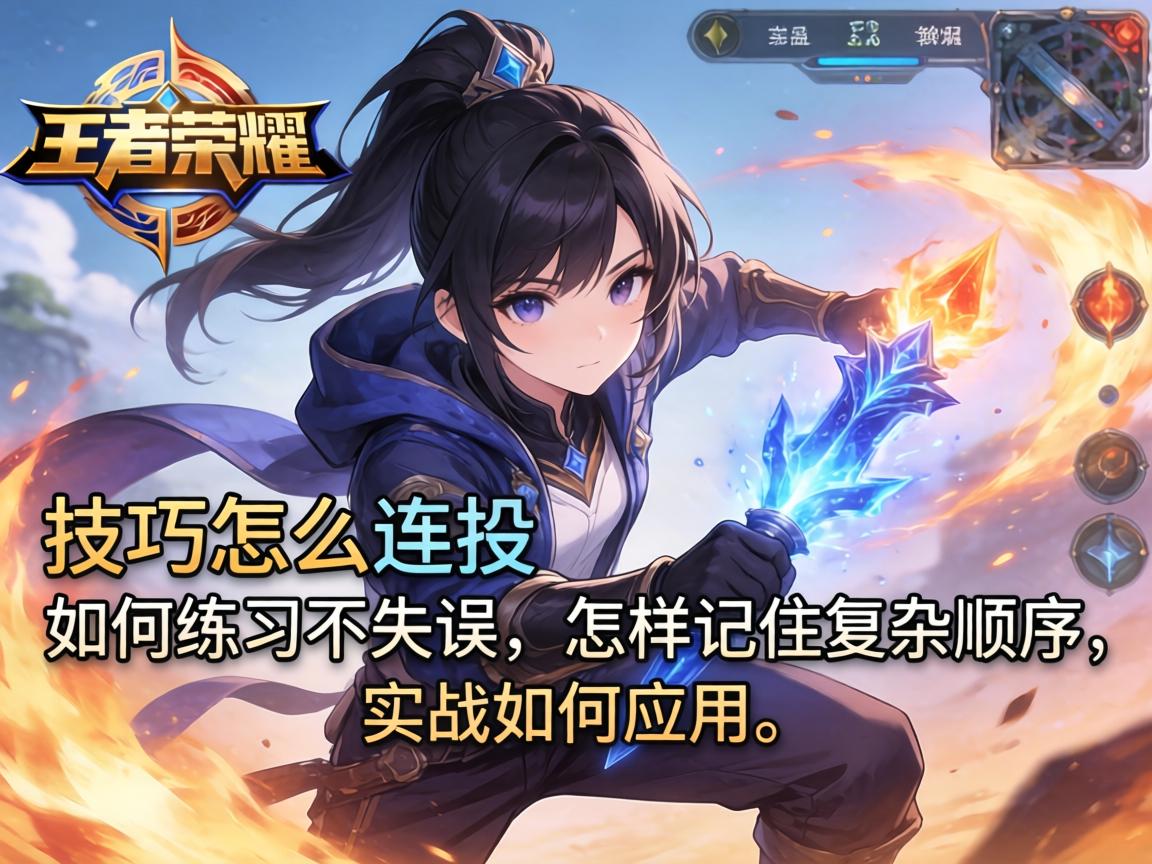 王者荣耀技巧怎么连招,如何练习不失误,怎样记住复杂顺序,实战如何应用 王者荣耀技巧怎么连招,如何练习不失误,怎样记住复杂顺序,实战如何应用