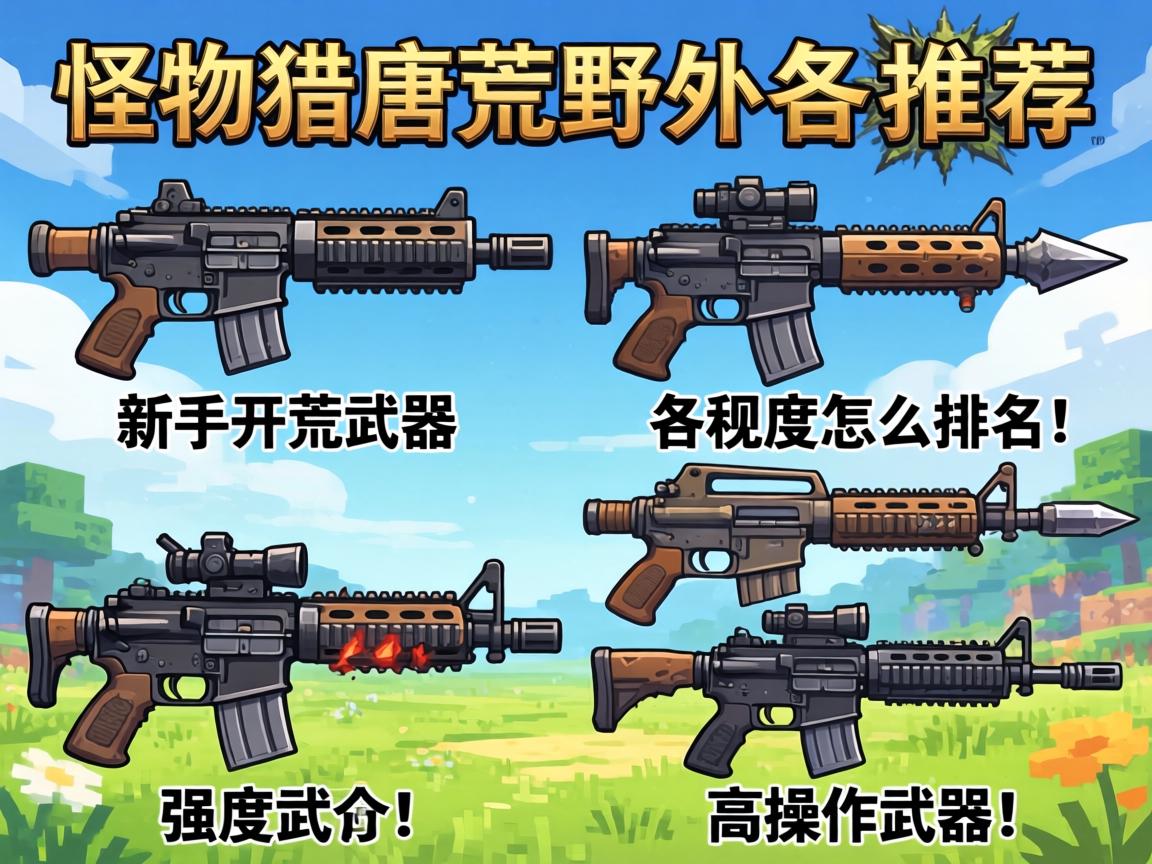 怪物猎人荒野各武器推荐,新手开荒武器哪个好,各武器强度怎么排名,高操作武器有哪些 怪物猎人荒野各武器推荐,新手开荒武器哪个好,各武器强度怎么排名,高操作武器有哪些
