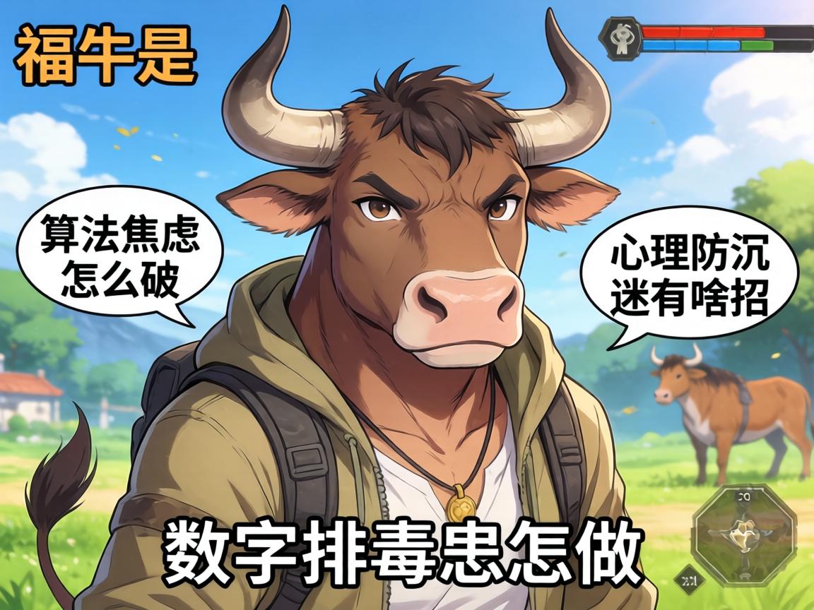 福牛是谁,算法焦虑怎么破,心理防沉迷有啥招,数字排毒怎么做 福牛是谁,算法焦虑怎么破,心理防沉迷有啥招,数字排毒怎么做
