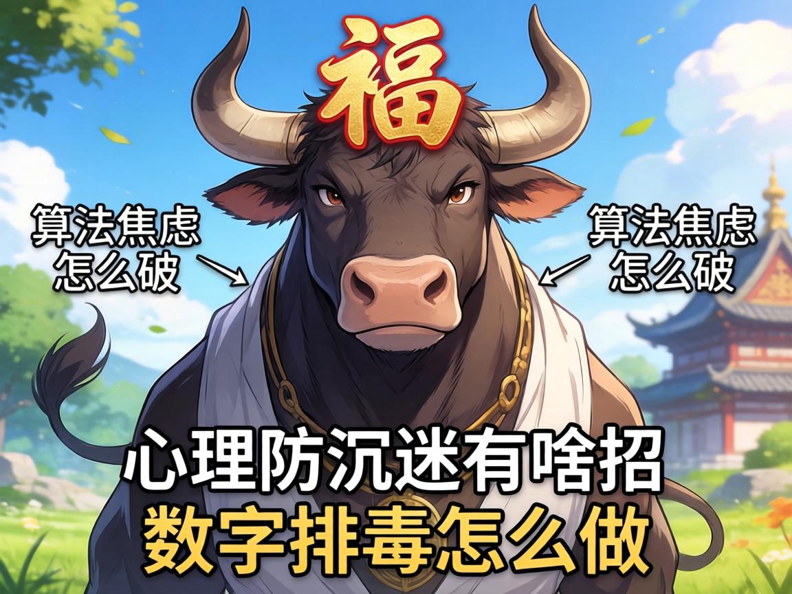 福牛是谁,算法焦虑怎么破,心理防沉迷有啥招,数字排毒怎么做 福牛是谁,算法焦虑怎么破,心理防沉迷有啥招,数字排毒怎么做