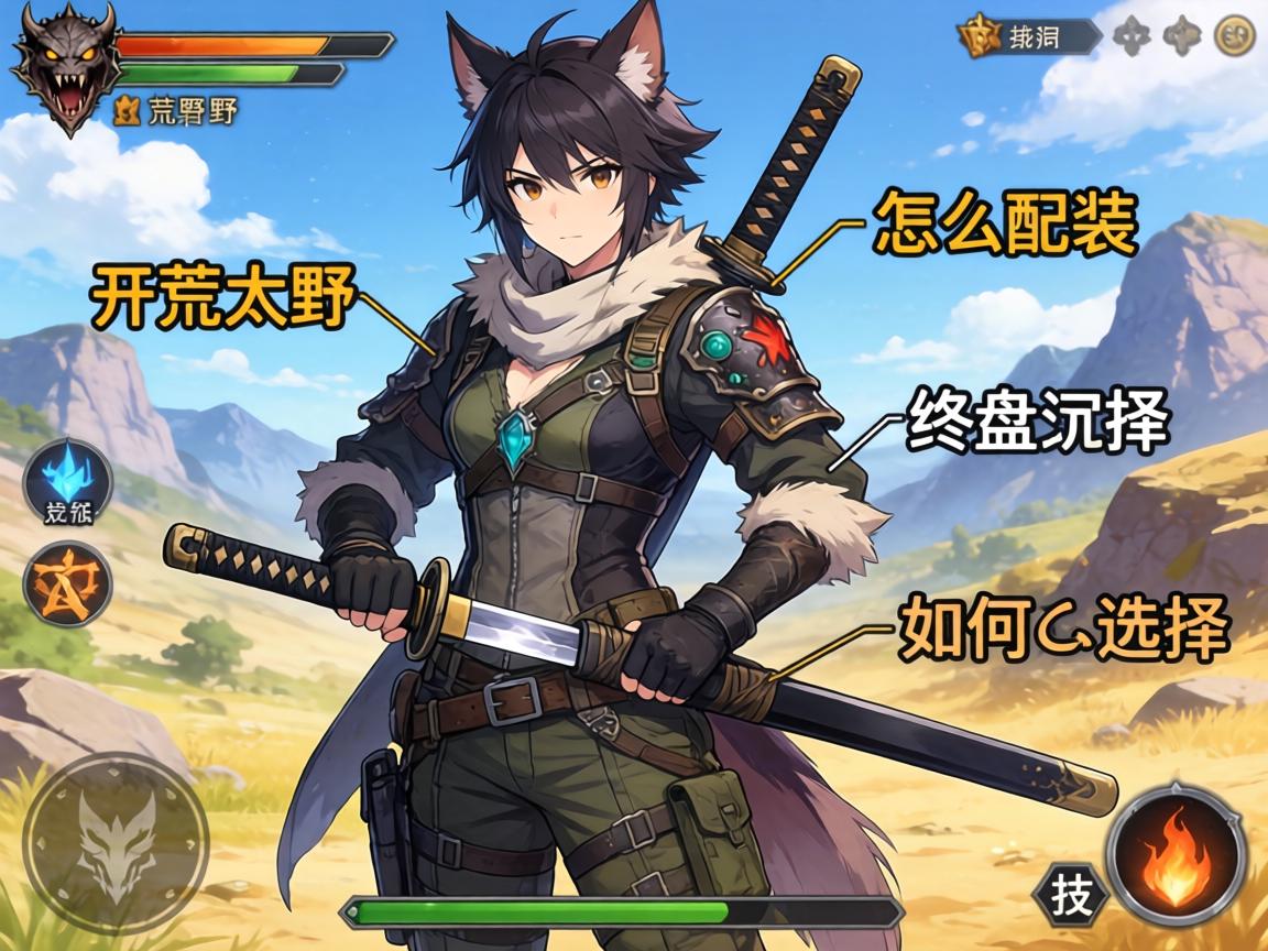 怪物猎人荒野配装太刀,开荒怎么配装,终盘如何选择,技能怎么搭配 怪物猎人荒野配装太刀,开荒怎么配装,终盘如何选择,技能怎么搭配