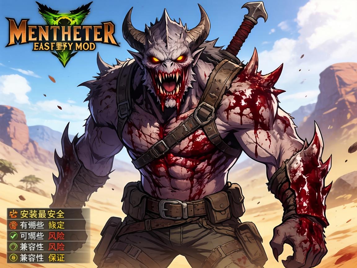怪物猎人荒野血腥mod,怎么安装最安全,有哪些风险,兼容性如何保证 怪物猎人荒野血腥mod,怎么安装最安全,有哪些风险,兼容性如何保证