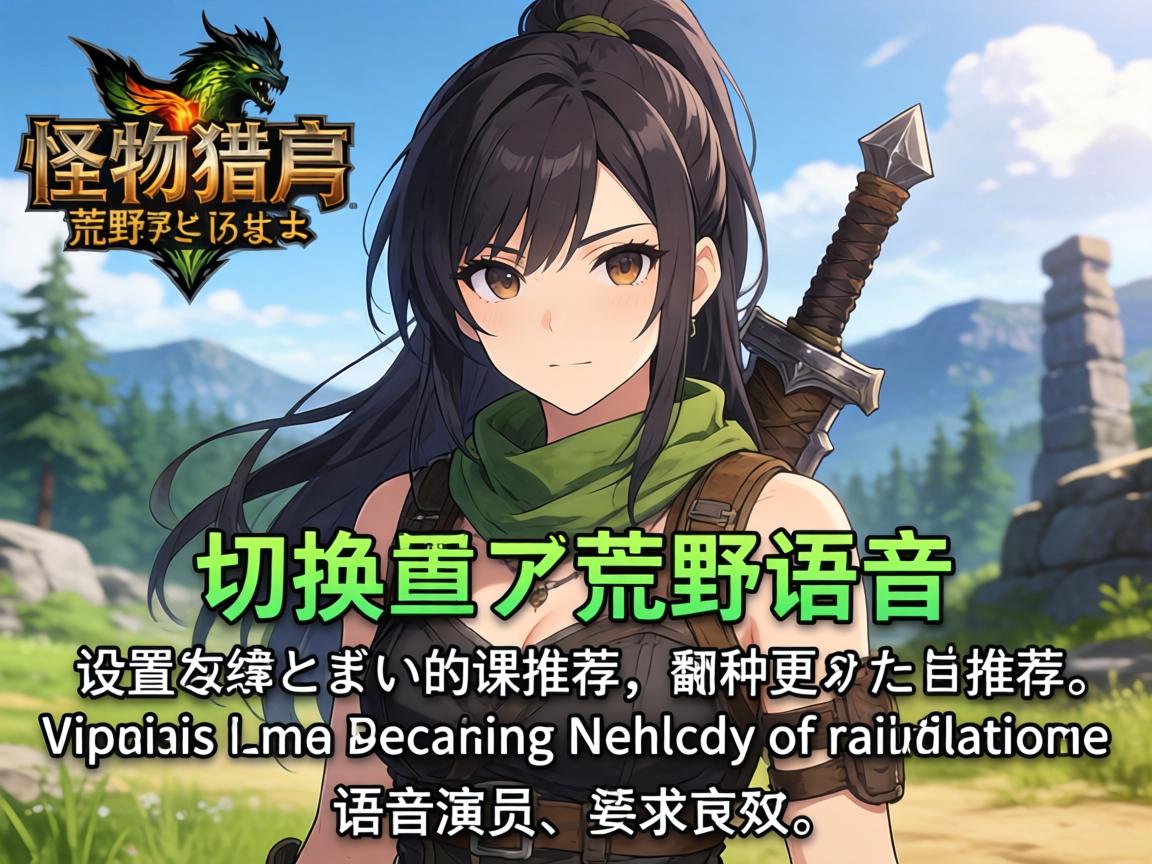 怪物猎人荒野语音日文和英文,怎么设置切换,哪种更推荐,语音演员是谁 怪物猎人荒野语音日文和英文,怎么设置切换,哪种更推荐,语音演员是谁