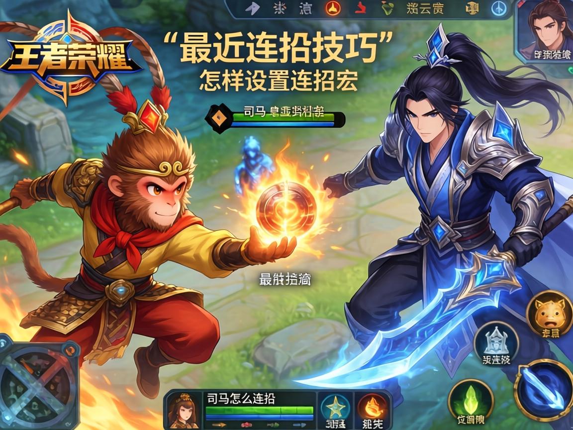 王者荣耀最近连招技巧,怎样设置连招宏?孙悟空司马懿怎么连招? 王者荣耀最近连招技巧,怎样设置连招宏?孙悟空司马懿怎么连招?