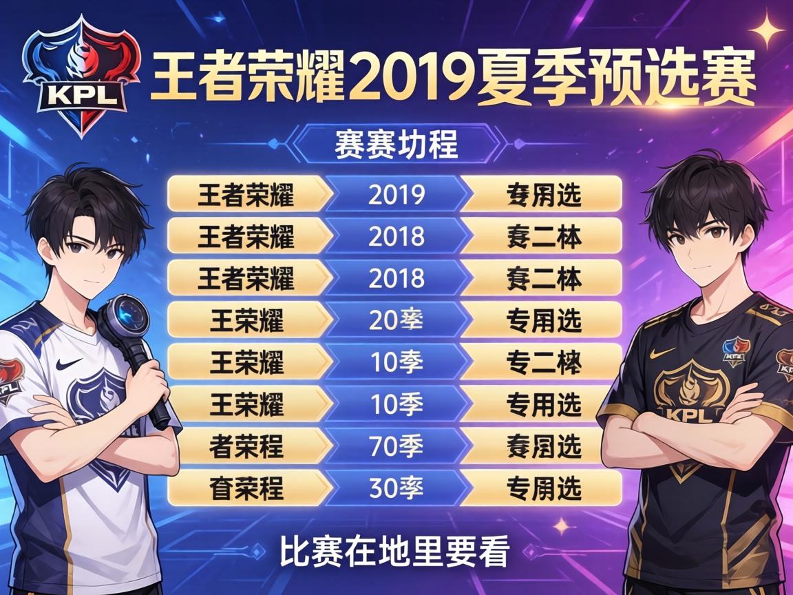 王者荣耀KPL2019夏季预选赛赛程,有哪些队伍参加,比赛在哪里看 王者荣耀KPL2019夏季预选赛赛程,有哪些队伍参加,比赛在哪里看