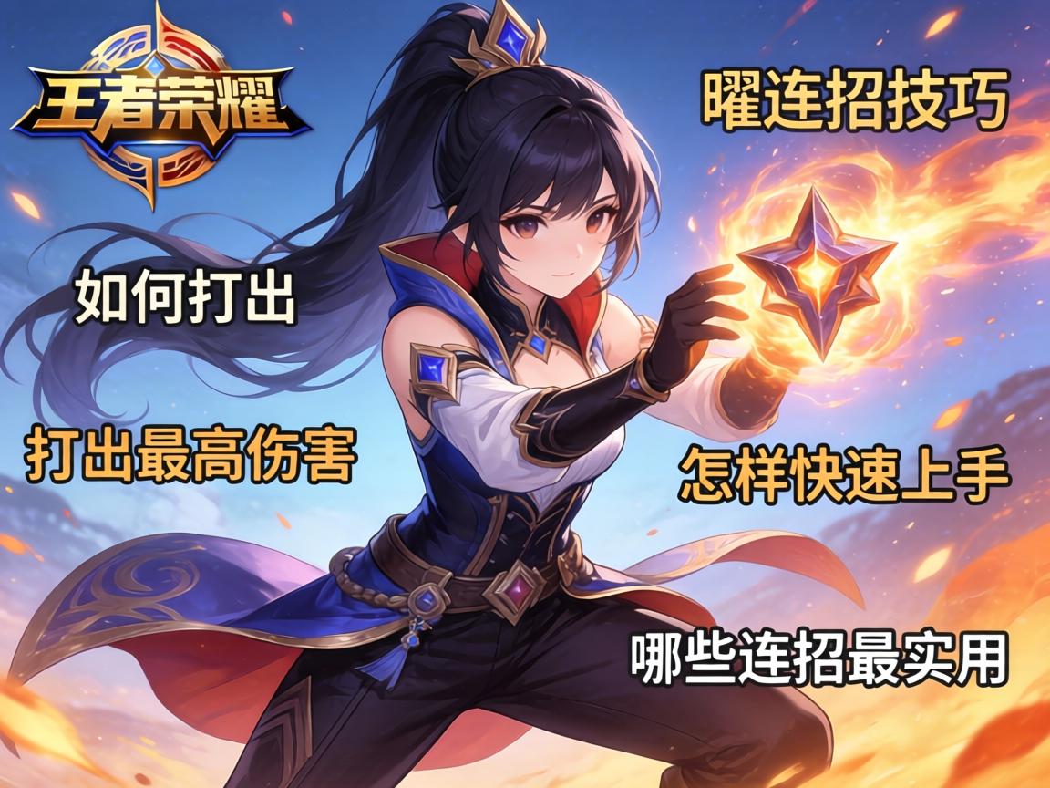 王者荣耀曜连招技巧,如何打出最高伤害,怎样快速上手,哪些连招最实用 王者荣耀曜连招技巧,如何打出最高伤害,怎样快速上手,哪些连招最实用