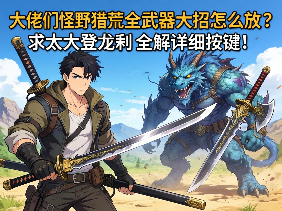 大佬们,怪物猎人荒野全武器大招怎么放?求太刀登龙剑斧全解详细按键! 大佬们,怪物猎人荒野全武器大招怎么放?求太刀登龙剑斧全解详细按键!