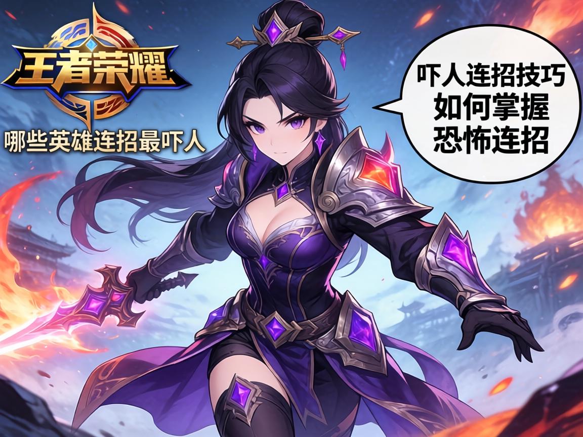 王者荣耀吓人连招技巧,哪些英雄连招最吓人,如何掌握恐怖连招 王者荣耀吓人连招技巧,哪些英雄连招最吓人,如何掌握恐怖连招