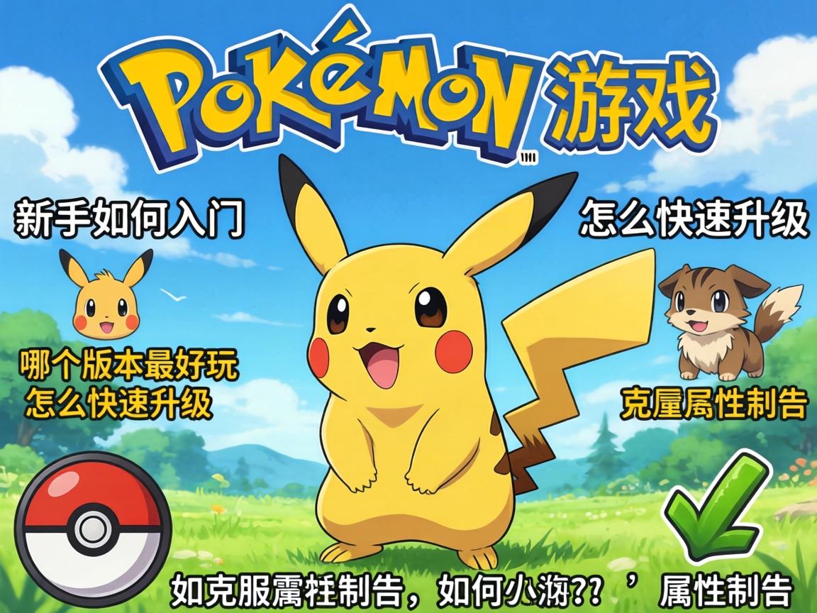 神奇宝贝游戏丨新手如何入门,哪个版本最好玩,怎么快速升级,如何克服属性克制 神奇宝贝游戏丨新手如何入门,哪个版本最好玩,怎么快速升级,如何克服属性克制