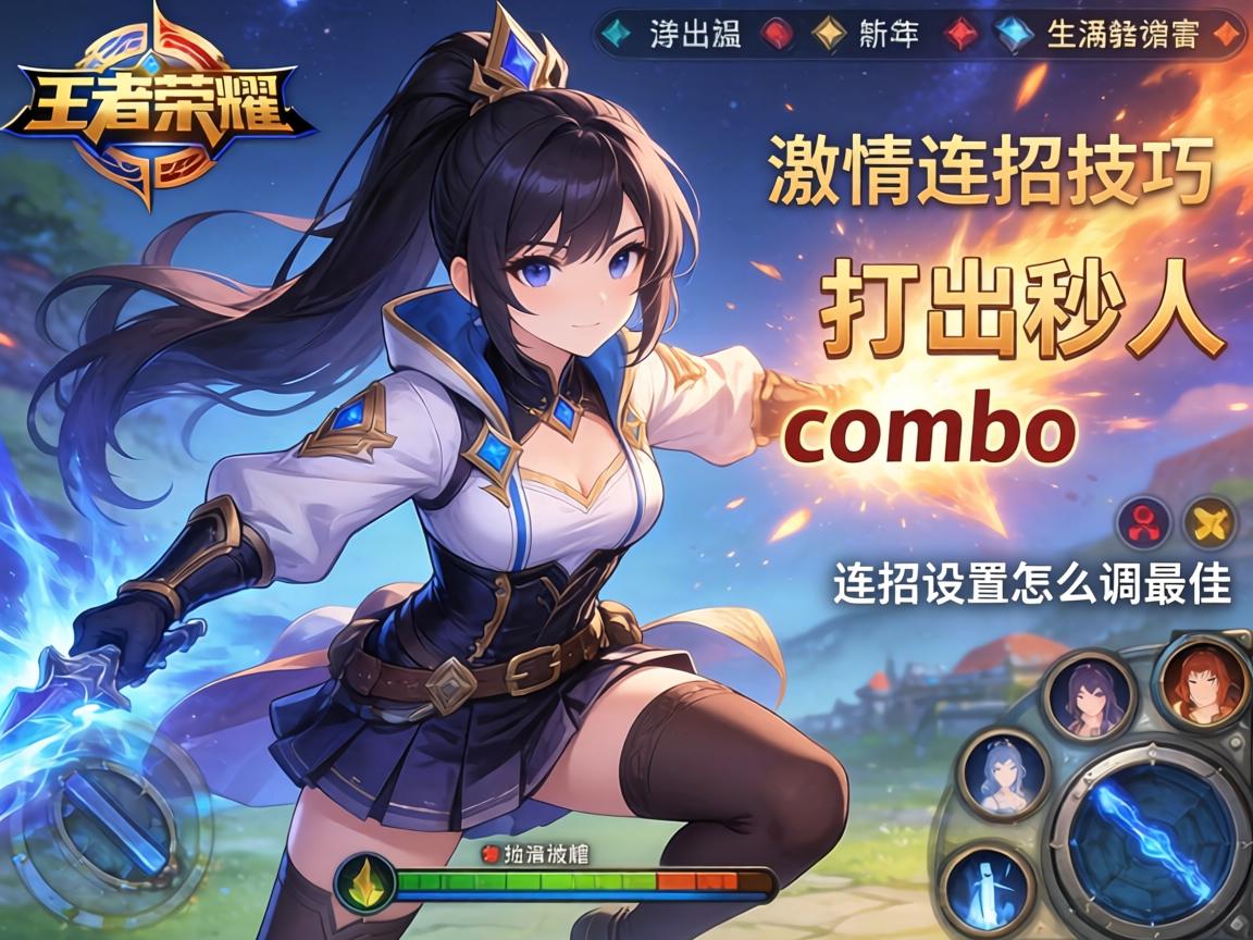 王者荣耀激情连招技巧,如何打出秒人combo,连招设置怎么调最佳? 王者荣耀激情连招技巧,如何打出秒人combo,连招设置怎么调最佳?