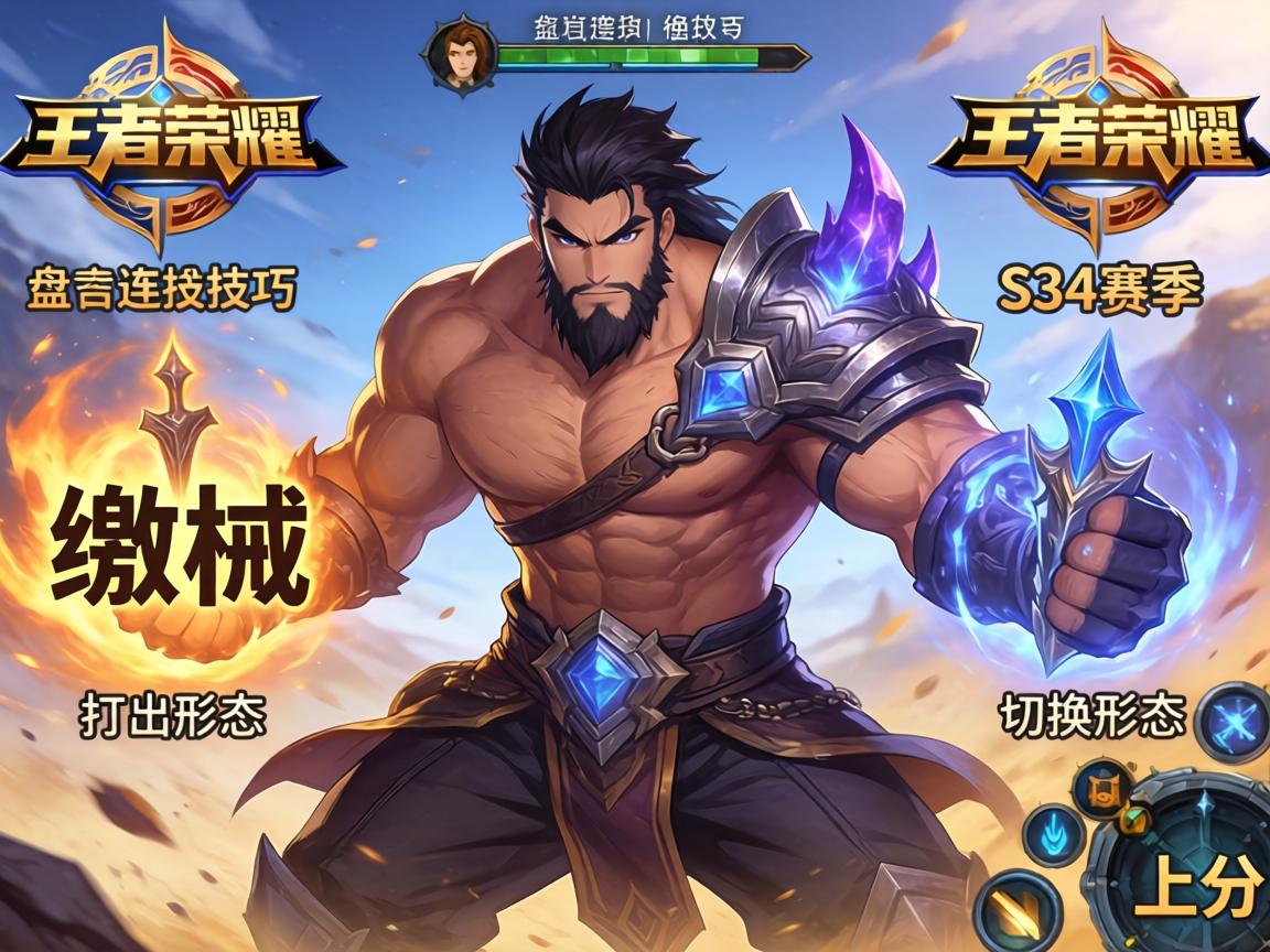 王者荣耀盘古连招技巧,如何打出缴械?怎样切换形态?S34赛季如何上分? 王者荣耀盘古连招技巧,如何打出缴械?怎样切换形态?S34赛季如何上分?