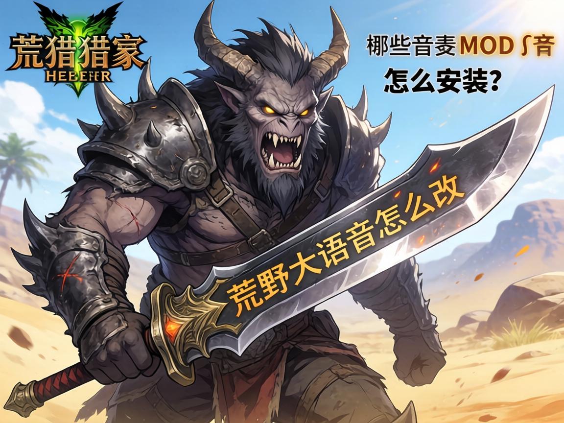 怪物猎人荒野大剑语音怎么改,有哪些音效MOD,怎么安装 怪物猎人荒野大剑语音怎么改,有哪些音效MOD,怎么安装