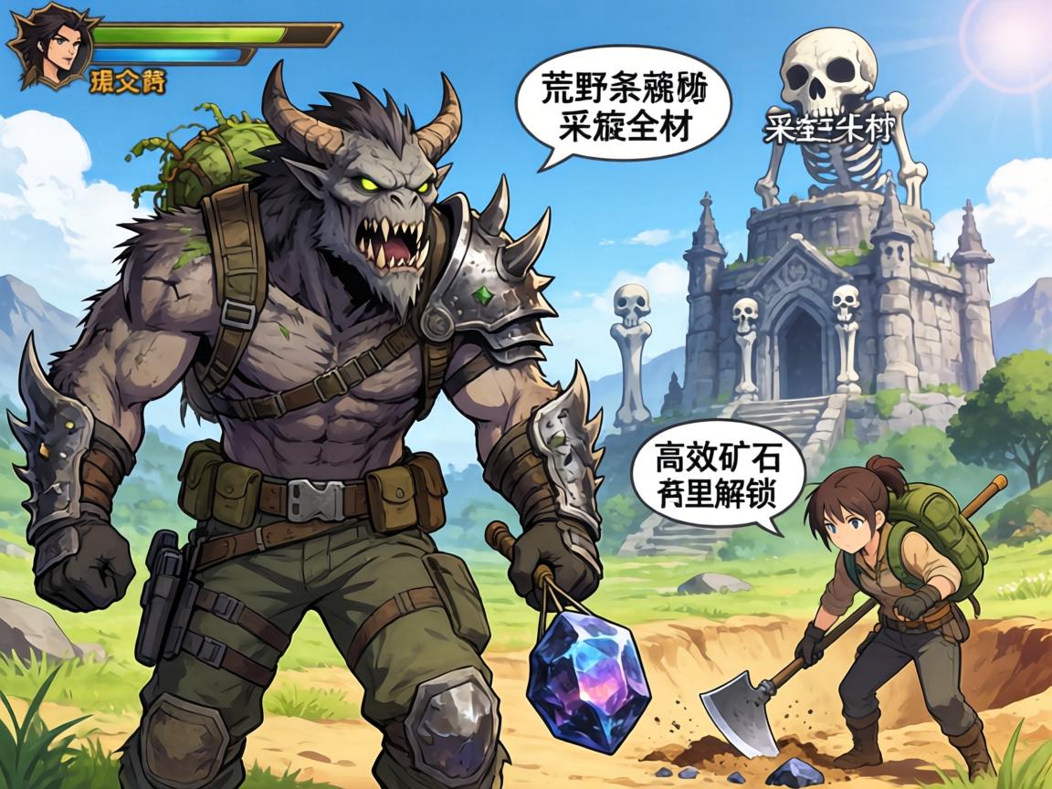 怪物猎人荒野采集素材,采集员在哪里解锁,高效矿石怎么采,骨冢在哪里找 怪物猎人荒野采集素材,采集员在哪里解锁,高效矿石怎么采,骨冢在哪里找