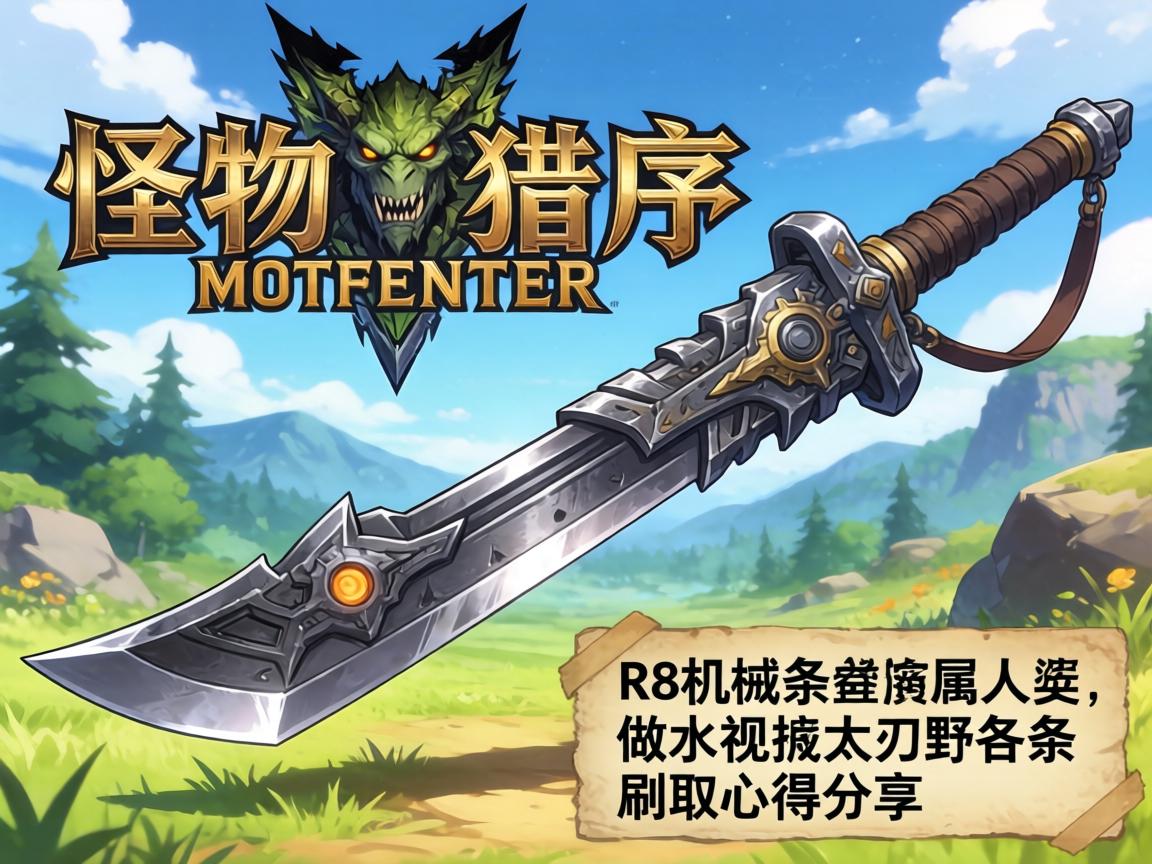 怪物猎人荒野金属武器怎么做?R8机械太刀词条刷取心得分享 怪物猎人荒野金属武器怎么做?R8机械太刀词条刷取心得分享