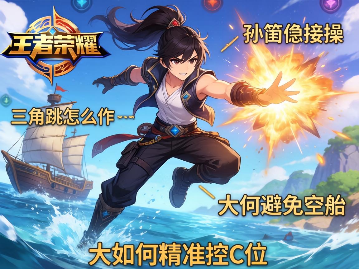 孙策王者荣耀连招技巧,三角跳怎么操作,如何避免空船,大招如何精准控C位 孙策王者荣耀连招技巧,三角跳怎么操作,如何避免空船,大招如何精准控C位