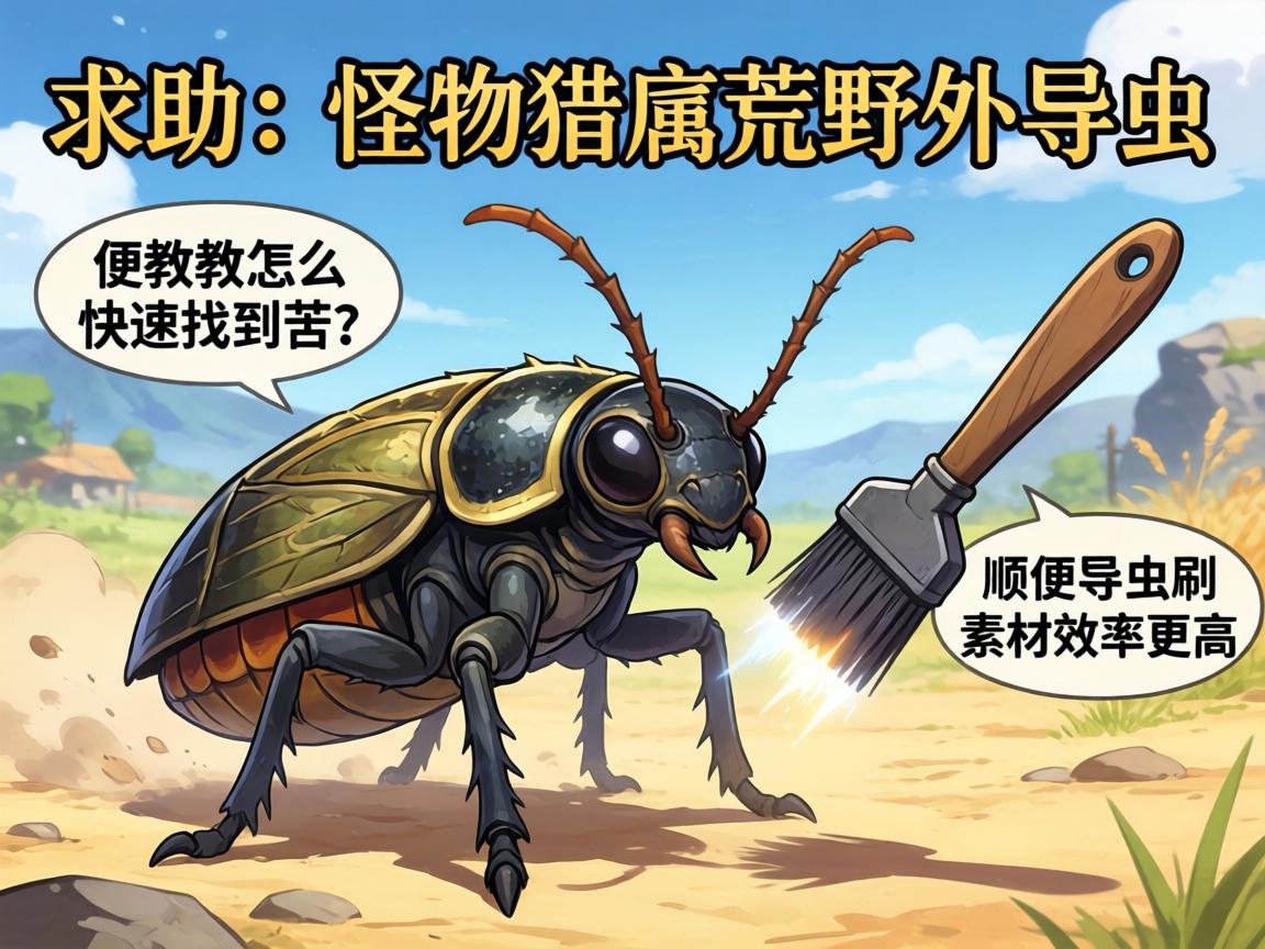 求助!怪物猎人荒野导虫怎么快速找到苦虫?顺便教教怎么用导虫刷素材效率更高 求助!怪物猎人荒野导虫怎么快速找到苦虫?顺便教教怎么用导虫刷素材效率更高