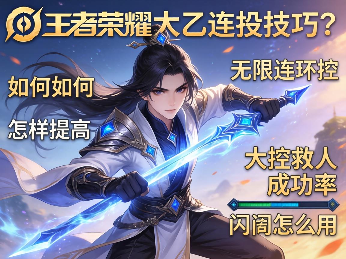 王者荣耀太乙连招技巧,如何无限连环控,怎样提高大招救人成功率,闪现怎么用? 王者荣耀太乙连招技巧,如何无限连环控,怎样提高大招救人成功率,闪现怎么用?