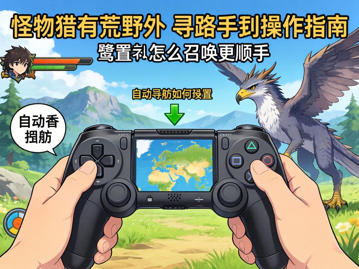 怪物猎人荒野地图寻路手柄操作指南,自动导航如何设置,鹭鹰龙怎么召唤更顺手 怪物猎人荒野地图寻路手柄操作指南,自动导航如何设置,鹭鹰龙怎么召唤更顺手