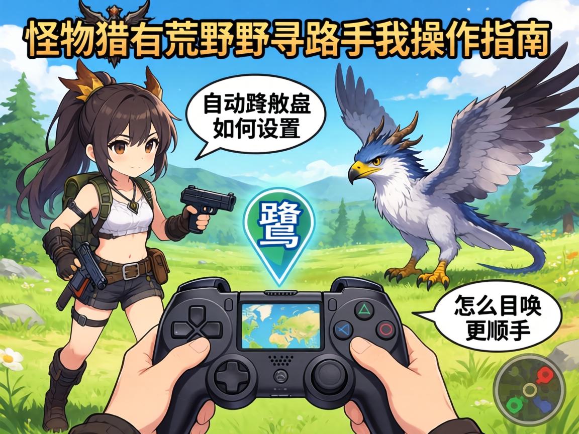 怪物猎人荒野地图寻路手柄操作指南,自动导航如何设置,鹭鹰龙怎么召唤更顺手 怪物猎人荒野地图寻路手柄操作指南,自动导航如何设置,鹭鹰龙怎么召唤更顺手